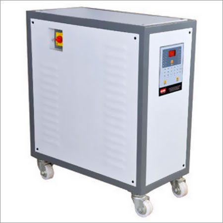 Three Phase Air Cooled Servo Stabilizers - Steel Body, Variable Power Rating | Voltage Stabilization, High Efficiency, Corrosion Resistance, Rugged Design, Long Life