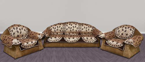 ATTRACTIVE CHENILLE SOFA COVER - Chenille Fabric, 23x27 Inch Panels, Set of 16 | Embroidered Pattern, Square Shape, Ideal for Home & Hotel Use