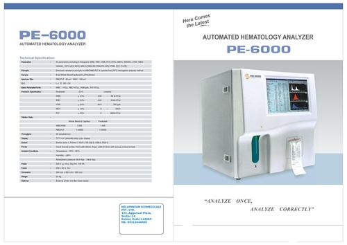 Hematology Analyzer Hematology Analyzer