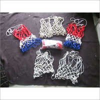 Basketball Net - Nylon, Standard Size, White | Durable, Easy Attach, Easy Wash, High Strength, Skin Friendly, Square Knot, 10mm Mesh