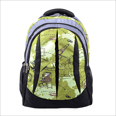 Traveling Back Pack Bags - Polyester, 18x12x6 inches, Olive Green | Durable, Lightweight, Spacious, Water Resistant, Adjustable Straps