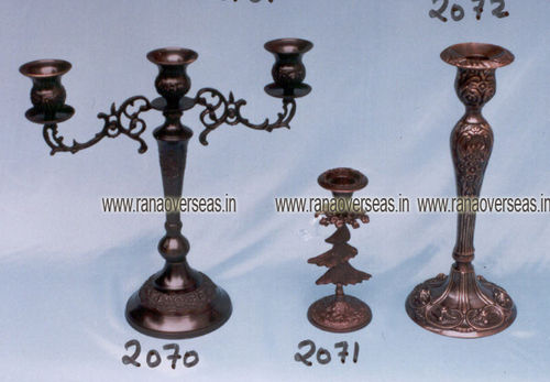 Brass Candle Stand - Manufacturer Exporter Supplier from Moradabad