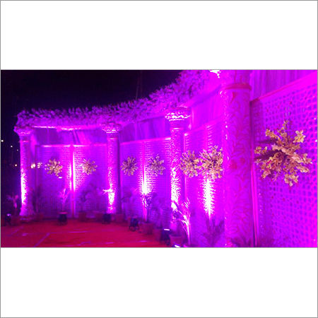 Pink Wedding Stage Handicraft