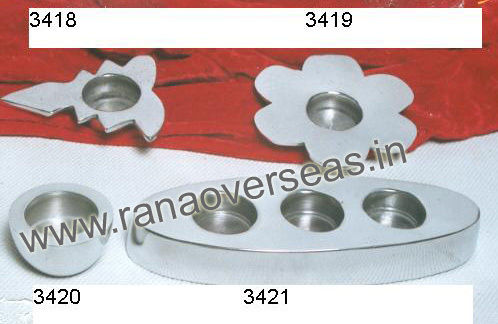 AluminiumTLightCandleHolder3418-3419-3420-3421-3422