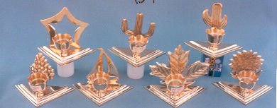 BrassTlightCandleHolder5999-6101