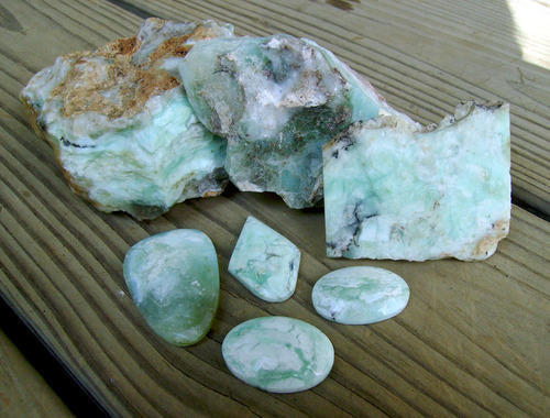 Blue Opal Raw - Opal, Raw Form, Blue-Green Color | Gem Quality, Natural Beauty, Bulk Quantity