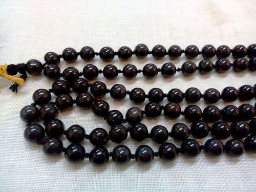 Black Agate Mala