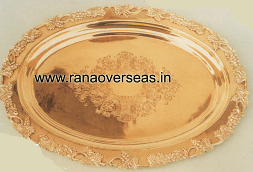 Golden Brass Tray 