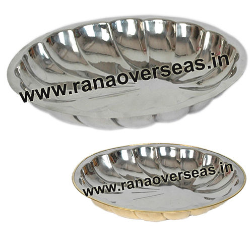 Silver Brass Tray 