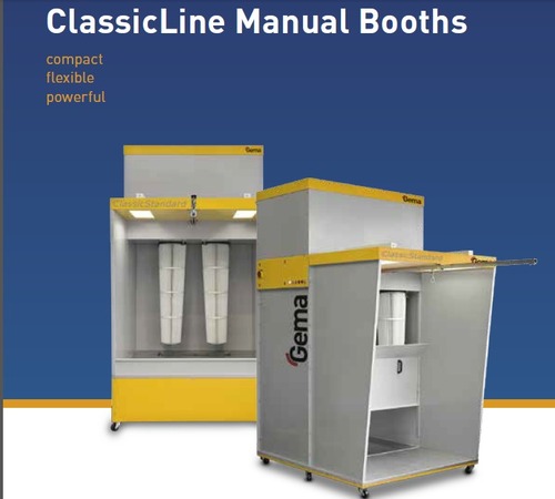 Gema Powder Coating Manual Booth