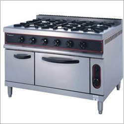 Six Burner Continental Range Oven