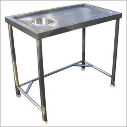 Soiled Dish Landing Table with Garbage Chute