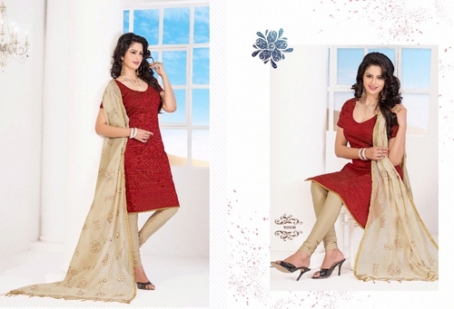 ONE PLUS ONE, CHANDERI COTTON SUITS