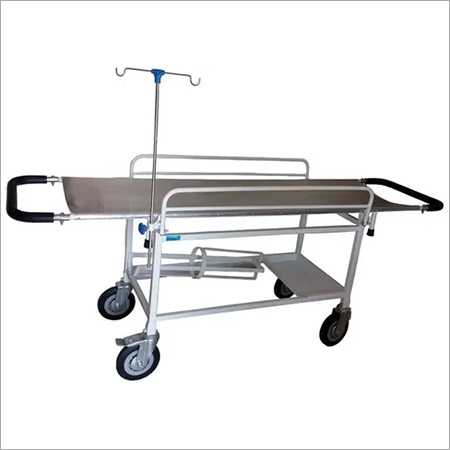 Stretcher  Trolley with (Aluminium Top)