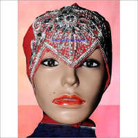 Amira Designer Hijab - Polyester, One Size, Red | Rhinestones Embellishments, Soft Fabric, Comfortable Fit