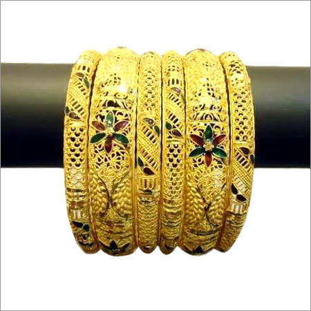Gold Designer Bangles