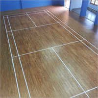 Indoor Badminton Wooden Flooring