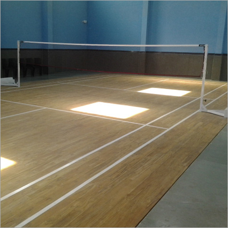 Badminton Court Wooden Flooring - High-Quality Natural Wood, Durable and Slip-Resistant Surface