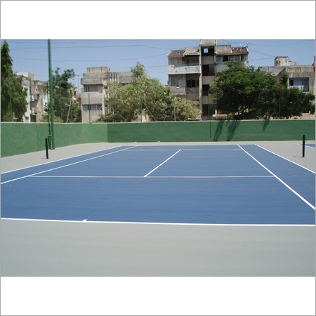 High Grade Tennis Court - Color: Blue