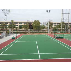 Synthetic Badminton Court 