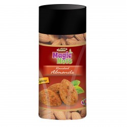 Roasted Almonds Smoke Jalapeno Jar - 200g | Light Brown, Dried Style, Common Variety, Ideal for Snacks and Gourmet Dishes