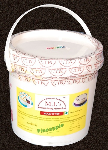 Pineapple cake decorative glaze