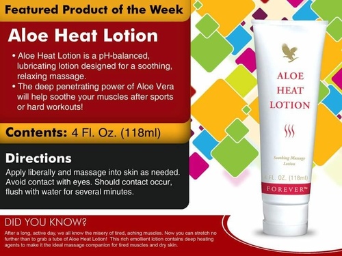 FOREVER ALOE HEAT LOTION 
