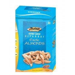 Badam Sitarbai Extra Large - 500g | Dried Sweet Almonds, Cultivated Commonly, Exotic Variety for a Unique Taste Experience