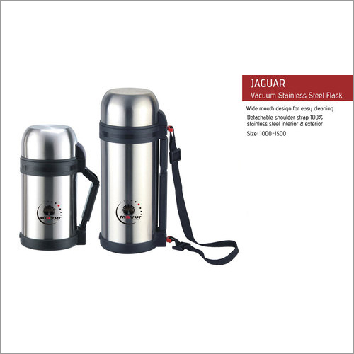 Silver Vacuum Stainless Steel Flask 350Ml
