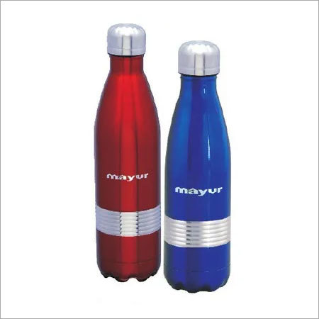 Red & Blue Vacuum Insulated Flask