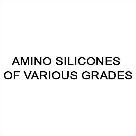 Amino silicones of various grades