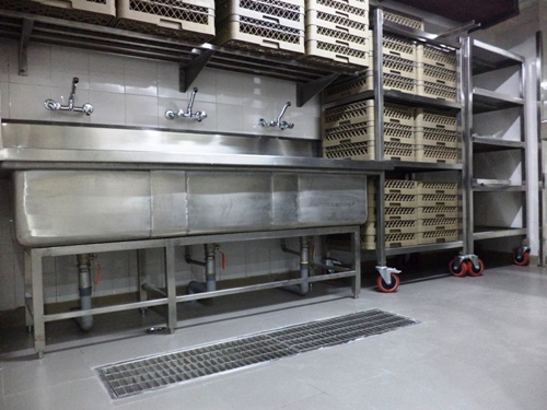 3 Sink Pot wash Unit