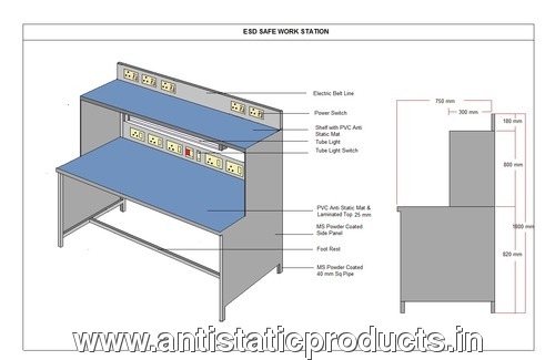 Simple Working ESD Workstation Table