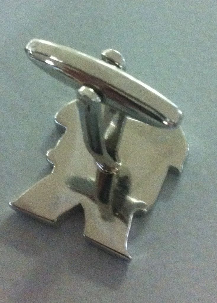 Alphabet Cufflink