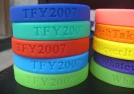 Silicone Custom Debossed Wristband
