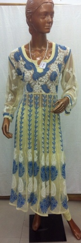 Chikan anrarkali full jall