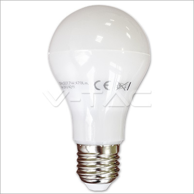 LED Bulb - Plastic, Aluminum 60x110mm, 6500K, 7W | Energy Efficient, Long Lifespan, Bright Light