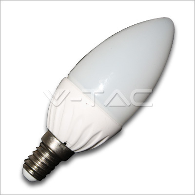 LED Bulb - Plastic, 80x40mm, E14 Base, 4W, 220V | Energy Efficient, Long Lifespan, Bright Light, Low Heat