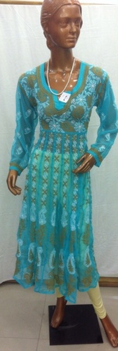Chikan anrarkali full jall