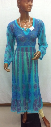 Chikan anrarkali full jall