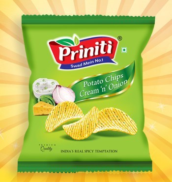 Potato Chips Cream 'n' Onion 