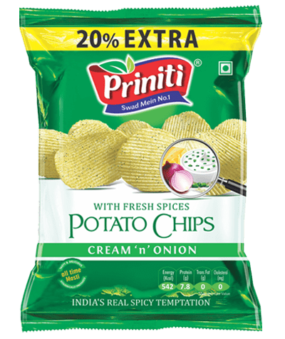 Potato Chips Cream 'n' Onion