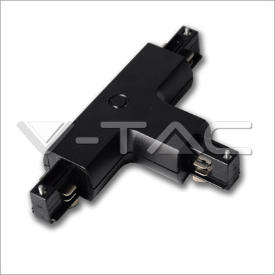 4 T Track Light Accessory - Metal, Specific Dimensions, Black | Easy Installation, Durable Design, Versatile Use, Lightweight, Powder Coated Finish