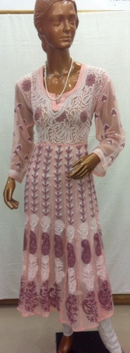 Chikan anrarkali full jall