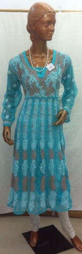 Chikan anrarkali full jall