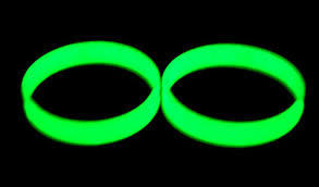 Silicone Rubber Green Redium Band