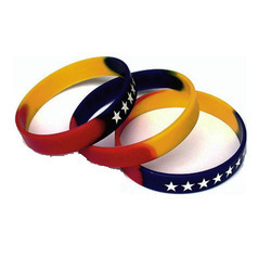 Silicone Rubber Wristband Multicolour