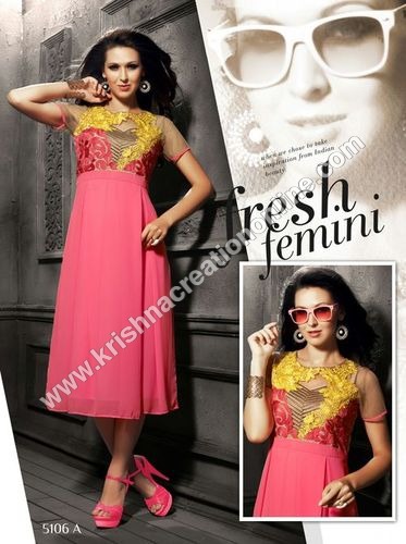 Simple Georgette Kurti