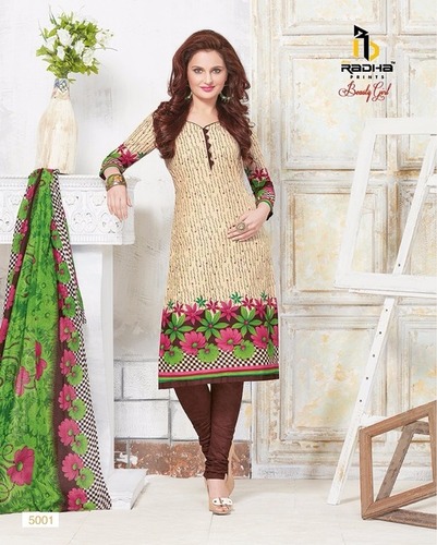 Unstiched Cotton Salwar Kameez Material
