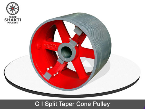 As Shown In Photo. Ci Split Taper Cone Pulley